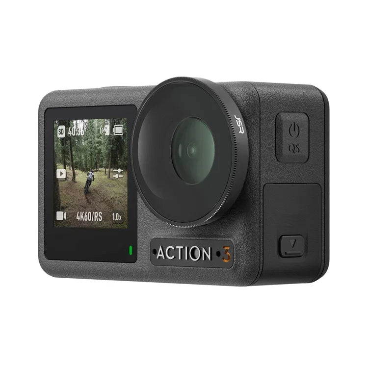 Filtro de Lente JSR 4 em 1 UV CPL ND16 ND32 para DJI Osmo Action 3, 4 em 1