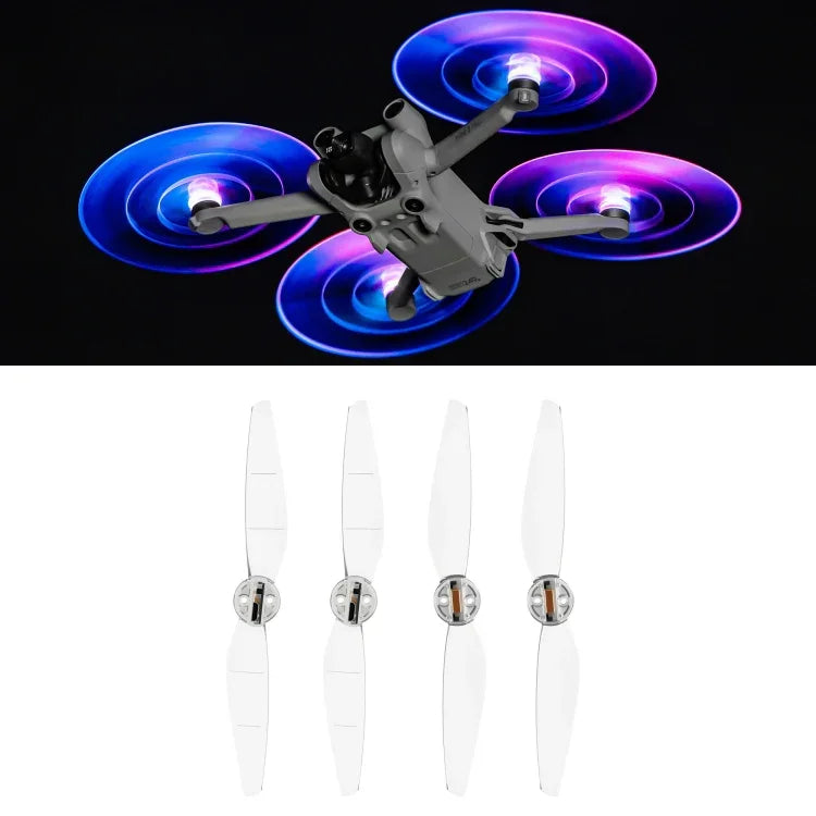 Par de Hélices com Luz LED Colorida e Baixo Ruído STARTRC para DJI Mini 4 Pro / Mavic Mini 3 Pro, Para DJI Mavic Mini 3 Pro