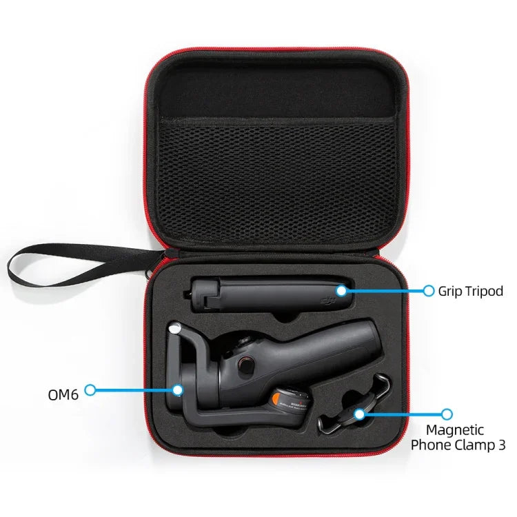 Bolsa de Transporte para DJI Osmo Mobile 6, Tamanho: 21x 16 x 6cm, Para DJI Osmo Mobile 6