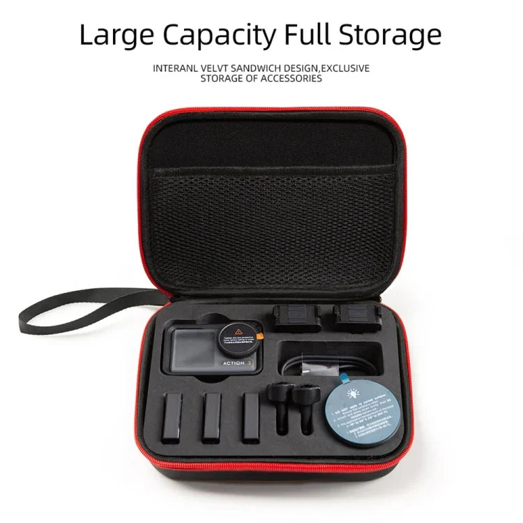 Bolsa de Transporte para DJI Osmo Action 3, Tamanho: 21 x 16 x 6cm, Para DJI Osmo Action 3