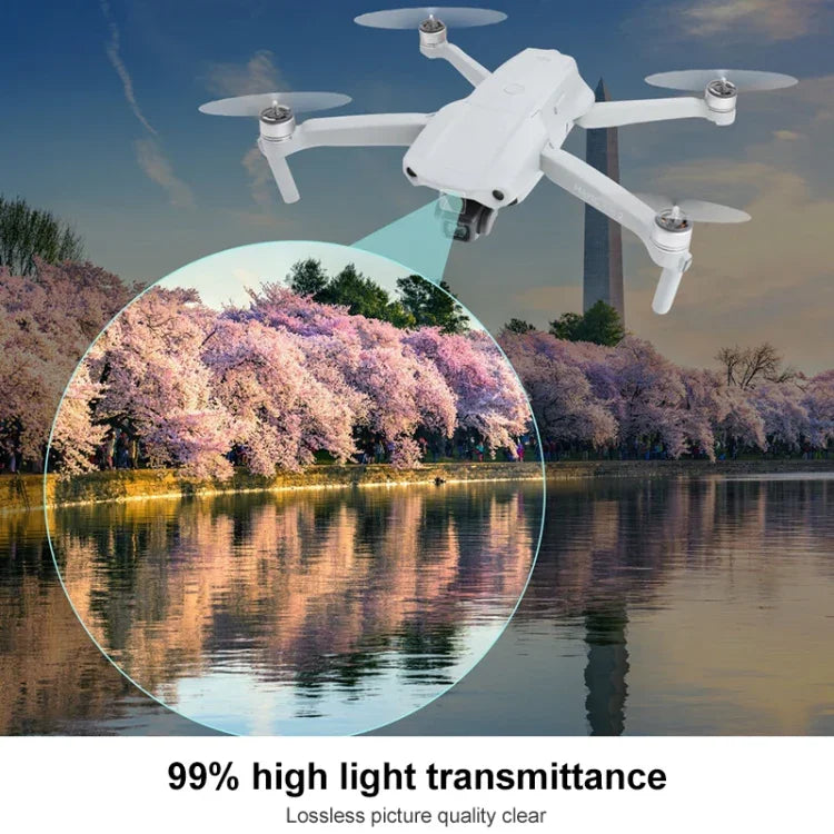 Película de Vidro Temperado à Prova de Explosão para Lente de Drone DJI Mavic Air 2, Para DJI Mavic Air 2