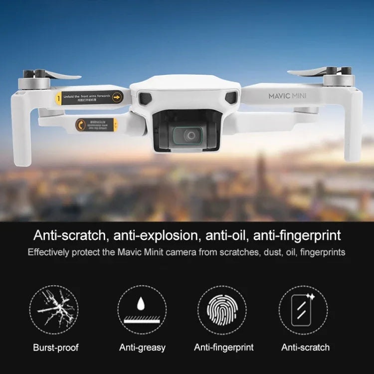 Para DJI Mavic mini Filme de Vidro Temperado à Prova de Explosão para Lente de Drone, Para DJI Mavic mini