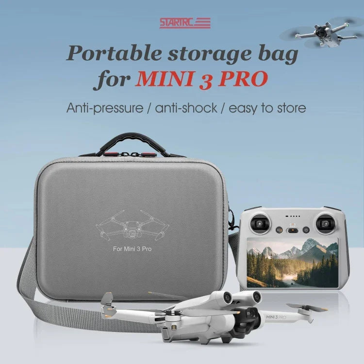 Bolsa de Ombro Impermeável STARTRC para DJI Mini 3 Pro / RC com Ecrã, Para DJI Mini 3 Pro / RC com Ecrã
