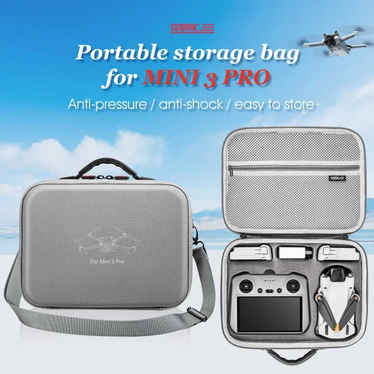 Bolsa de Ombro Impermeável STARTRC para DJI Mini 3 Pro / RC com Ecrã, Para DJI Mini 3 Pro / RC com Ecrã