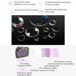 Filtro de Lente 6 em 1 UV + CPL + ND4 + ND8 + ND16 + ND32 para Drone JSR DJI MAVIC mini, UV + CPL + ND4 + ND8 + ND16 + ND32