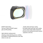 Filtro de Lente 6 em 1 UV + CPL + ND4 + ND8 + ND16 + ND32 para Drone JSR DJI MAVIC mini, UV + CPL + ND4 + ND8 + ND16 + ND32