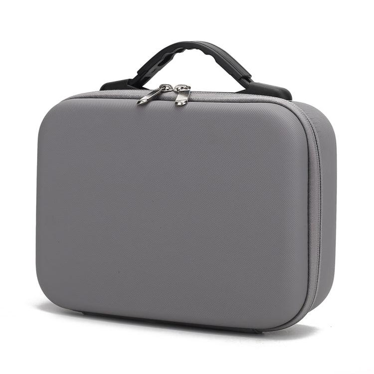 Bolsa de Armazenamento Portátil à Prova de Choques em PU com Textura Diamante para DJI Osmo Mobile 4, Cinzento