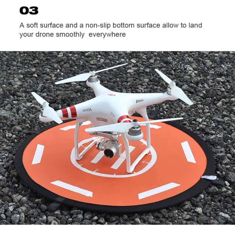 STARTRC Tapete Portátil para Estacionamento e Pouso Rápido para Drone Quadcopter RC para DJI Mavic Mini / Mavic Air 2, Diâmetro: 56cm, Diâmetro: 56cm