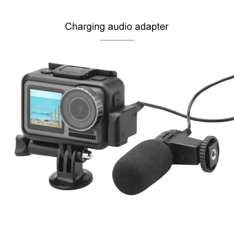 CYNOVA C-AC-003 Adaptador de Áudio para Carregamento para DJI Osmo Action 1