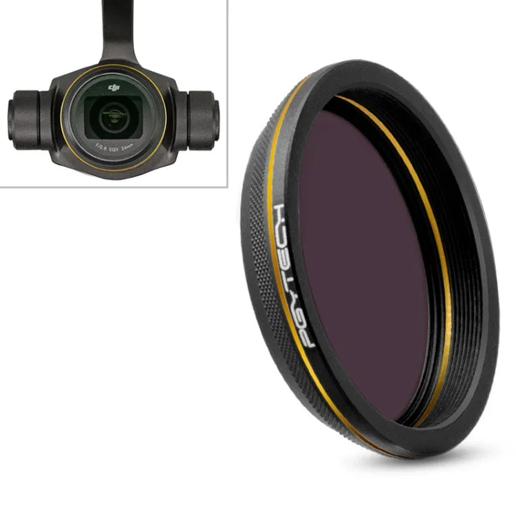 Filtro CPL com Borda Dourada PGYTECH X4S-MRC para DJI Inspire 2 / Câmera Gimbal X4S, CPL