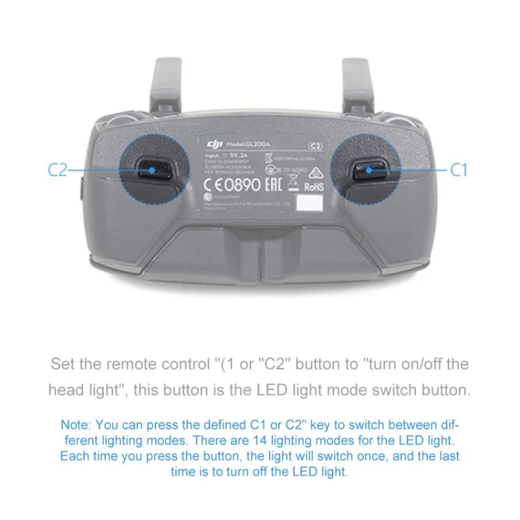 PGYTECH P-MA-124 Tampa de Proteção para Pás com LED Dedicado para DJI Mavic Pro, Para DJI Mavic Pro