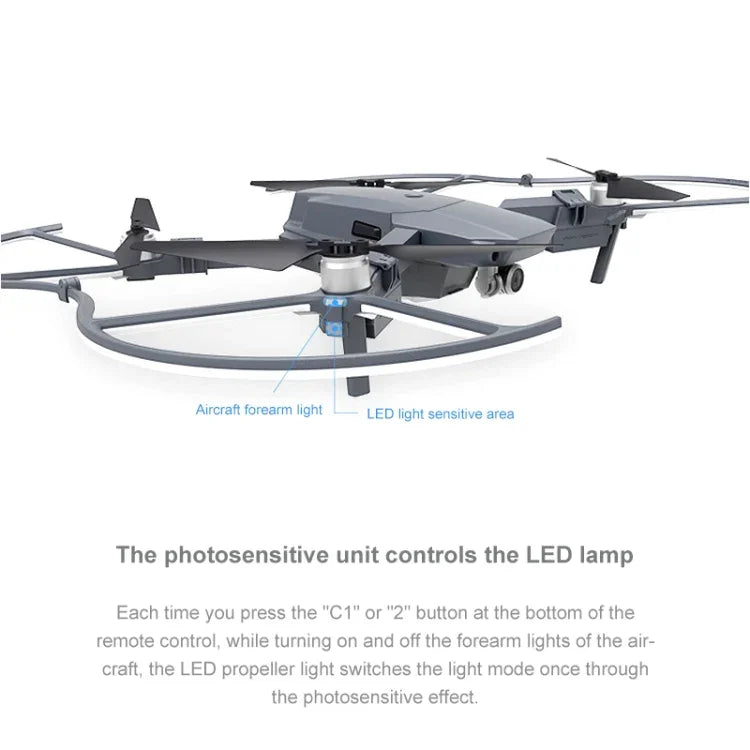 PGYTECH P-MA-124 Tampa de Proteção para Pás com LED Dedicado para DJI Mavic Pro, Para DJI Mavic Pro