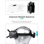 Suporte de Clipe de Bateria Sunnylife Organizador de Cabos Enrolador Capa Protetora para DJI FPV Goggles V2, Suporte de Bateria Sunnylife