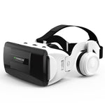 Óculos de Vídeo 3D de Realidade Virtual VR SHINECON G06EB, Adequados para Smartphones de 4.7 a 6.1 polegadas com Auscultadores HiFi, G06EB
