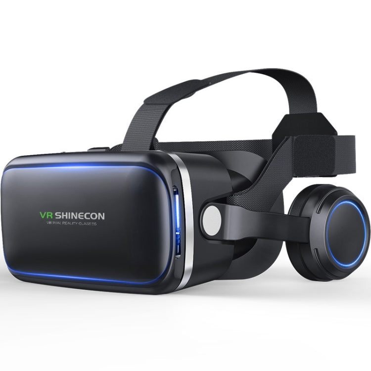 Óculos de Vídeo 3D de Realidade Virtual VR SHINECON G04E, Adequados para Smartphones de 3.5 a 6.0 polegadas com Auscultadores HiFi