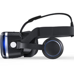 Óculos de Vídeo 3D de Realidade Virtual VR SHINECON G04E, Adequados para Smartphones de 3.5 a 6.0 polegadas com Auscultadores HiFi
