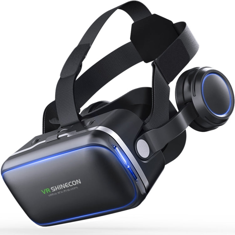 Óculos de Vídeo 3D de Realidade Virtual VR SHINECON G04E, Adequados para Smartphones de 3.5 a 6.0 polegadas com Auscultadores HiFi