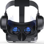Óculos de Vídeo 3D de Realidade Virtual VR SHINECON G04E, Adequados para Smartphones de 3.5 a 6.0 polegadas com Auscultadores HiFi