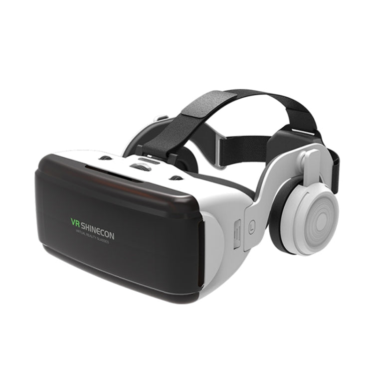 Óculos de Vídeo 3D de Realidade Virtual VR SHINECON G06E Adequados para Smartphone de 4,7 polegadas a 6,1 polegadas com Auscultadores, G06E
