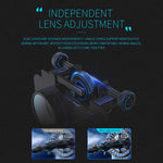 Óculos de Vídeo 3D de Realidade Virtual VR SHINECON G06E Adequados para Smartphone de 4,7 polegadas a 6,1 polegadas com Auscultadores, G06E