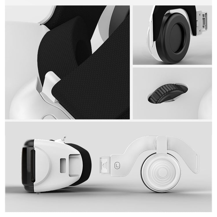 Óculos de Vídeo 3D de Realidade Virtual VR SHINECON G06E Adequados para Smartphone de 4,7 polegadas a 6,1 polegadas com Auscultadores, G06E