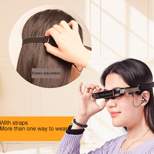 VISION-800 Android 4.4 1GB+2GB Óculos Super Inteligentes Retina 3D VR com Câmara de 5.0MP, Suporte WiFi, Bluetooth, Cartão TF, Gravação de Vídeo