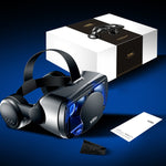 Óculos 3D VR para Telemóvel Tudo-em-um Versão Áudio Vídeo VRG Pro com Lentes Revestidas Blu-ray, Lentes Revestidas Blu-ray