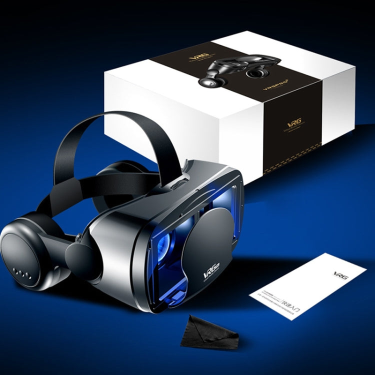 Óculos 3D VR para Telemóvel Tudo-em-um Versão Áudio Vídeo VRG Pro com Lentes Revestidas Blu-ray, Lentes Revestidas Blu-ray
