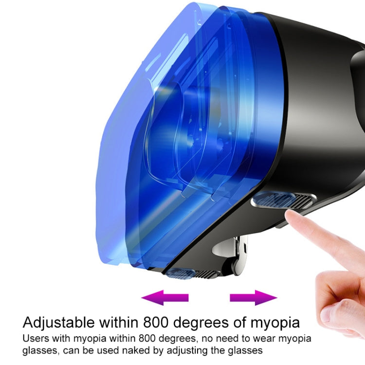 Óculos 3D VR para Telemóvel Tudo-em-um Versão Áudio Vídeo VRG Pro com Lentes Revestidas Blu-ray, Lentes Revestidas Blu-ray