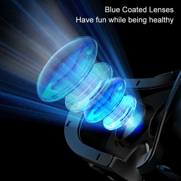 Óculos 3D VR para Telemóvel Tudo-em-um Versão Áudio Vídeo VRG Pro com Lentes Revestidas Blu-ray, Lentes Revestidas Blu-ray