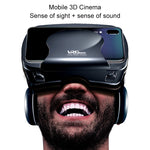 Óculos 3D VR para Telemóvel Tudo-em-um Versão Áudio Vídeo VRG Pro com Lentes Revestidas Blu-ray, Lentes Revestidas Blu-ray