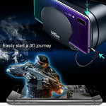 Óculos 3D VR para Telemóvel Tudo-em-um Versão Áudio Vídeo VRG Pro com Lentes Revestidas Blu-ray, Lentes Revestidas Blu-ray
