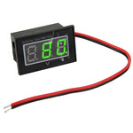 Medidor Digital de Voltagem Mini Impermeável IPX4 com Display de Luz Vermelha V40D 2 Fios, Medição de Voltagem: DC 15-120V, DT0001G, DT0001L, DT0001R