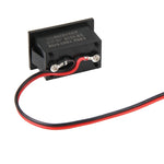 Medidor Digital de Voltagem Mini Impermeável IPX4 com Display de Luz Vermelha V40D 2 Fios, Medição de Voltagem: DC 2.5-30V, DT0002G, DT0002L, DT0002R