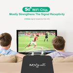 MXQ Pro 5G Media Player Full HD 1280 x 720 1GB+8GB RK30Board Quad Core Android 7.1 Caixa TV com Comando à Distância