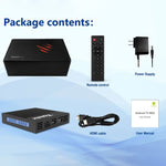 Tanix X4 Caixa TV Inteligente Android 11, Amlogic S905X4 Quad Core, 4GB+32GB, WiFi Duplo, BT, 4GB+32GB