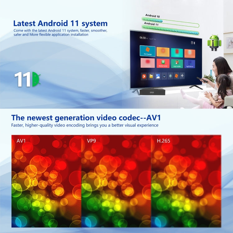 Tanix X4 Android 11 Smart TV Box, Amlogic S905X4 Quad Core, 4GB+64GB, WiFi Duplo, BT, 4GB+64GB