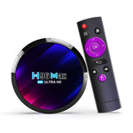H96 Max 8K Ultra HD Smart TV Box Android 13.0 Media Player com Comando à Distância, RK3528 Quad-Core, 4GB+64GB, 4GB+64GB