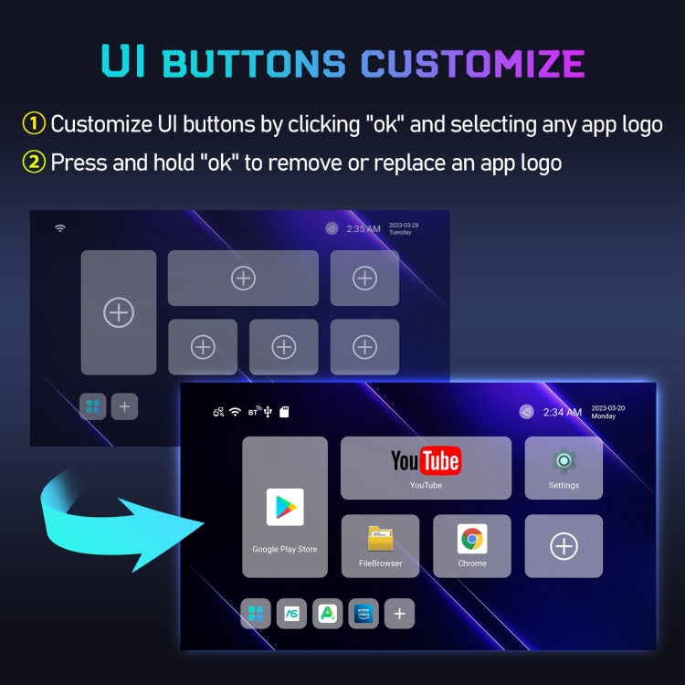 H96 Max 8K Ultra HD Smart TV Box Android 13.0 Media Player com Comando à Distância, RK3528 Quad-Core, 4GB+64GB, 4GB+64GB