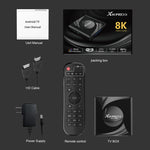 X88 Pro 13 Android 13.0 Caixa Smart TV com Comando à Distância, RK3528 Quad-Core, 4G+32GB, 4G+32GB