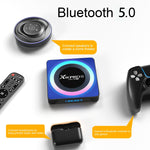 X88 Pro 13 Acrílico 8K Ultra HD Android 13.0 Caixa Smart TV com Comando à Distância, RK3528 Quad-Core, 4G+32GB, 4G+32GB