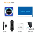 X88 Pro 13 Acrílico 8K Ultra HD Android 13.0 Caixa Smart TV com Comando à Distância, RK3528 Quad-Core, 4G+32GB, 4G+32GB