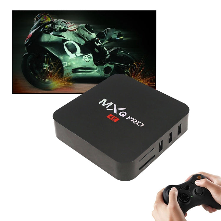 MXQ PROi 1080P 4K HD Smart TV BOX com Comando à Distância, Android 7.1 S905W Quad Core Cortex-A53 até 2GHz, RAM: 2GB, ROM: 16GB, Suporta WiFi, Ficha UK, 2GB+16GB, Ficha UK