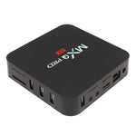 MXQ PROi 1080P 4K HD Smart TV BOX com Comando à Distância, Android 7.1 S905W Quad Core Cortex-A53 até 2GHz, RAM: 2GB, ROM: 16GB, Suporta WiFi, Ficha UK, 2GB+16GB, Ficha UK