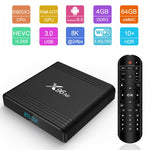 X96 Air 8K Smart TV BOX Android 9.0 Media Player com Comando à Distância, Quad-core Amlogic S905X3, RAM: 4GB, ROM: 64GB, WiFi Dual Band, Bluetooth, Ficha AU, 4GB+64GB