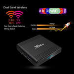 X96 Air 8K Smart TV BOX Android 9.0 Media Player com Comando à Distância, Quad-core Amlogic S905X3, RAM: 4GB, ROM: 64GB, WiFi Dual Band, Bluetooth, Ficha AU, 4GB+64GB