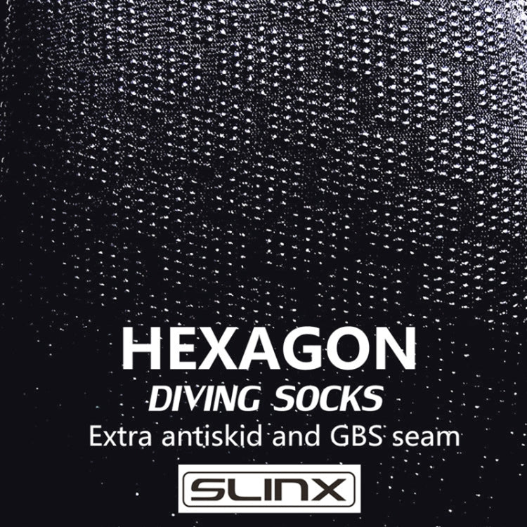 Meias de mergulho SLINX 1702 em neopreno 3mm antiderrapantes e quentes, S, M, L, XL
