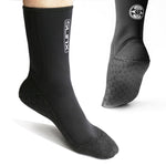 Meias de mergulho SLINX 1702 em neopreno 3mm antiderrapantes e quentes, S, M, L, XL