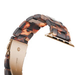 Correia de Relógio Simples e Fashion em Resina, Para Apple Watch Série 4 44mm & Série 3 & 2 & 1 42mm, Para Apple Watch Série 4 40mm & Série 3 & 2 & 1 38mm, Para Apple Watch Série 4 44mm & Série 3 & 2 & 1 42mm & Série 3 & 2 & 1 42mm