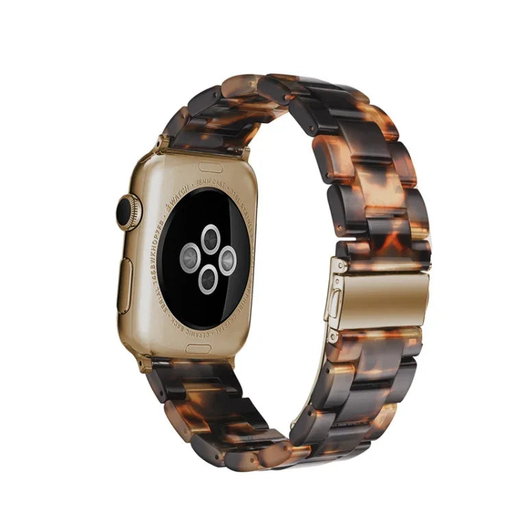 Correia de Relógio Simples e Fashion em Resina, Para Apple Watch Série 4 44mm & Série 3 & 2 & 1 42mm, Para Apple Watch Série 4 40mm & Série 3 & 2 & 1 38mm, Para Apple Watch Série 4 44mm & Série 3 & 2 & 1 42mm & Série 3 & 2 & 1 42mm